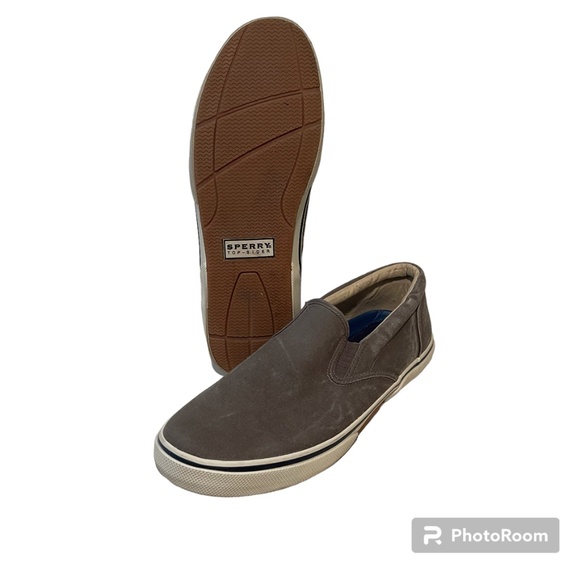 Sperry mens slip on canvas sneaker - Picture 2 of 5